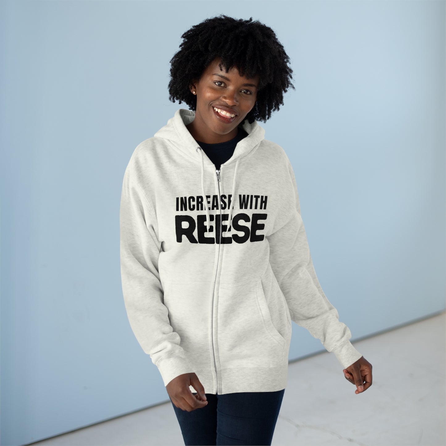 "Increase with Reese" Unisex Zip Hoodie
