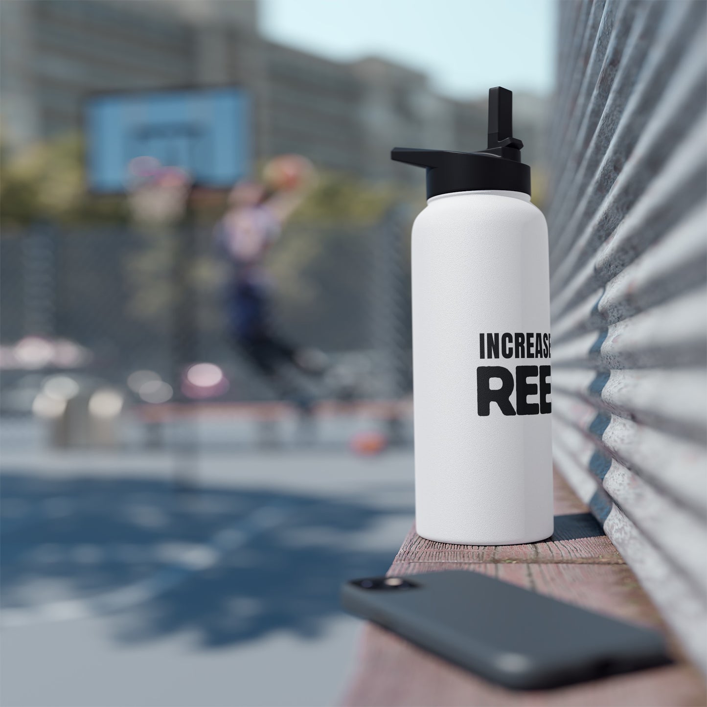 "Increase with Reese" Stainless Steel Water Bottle