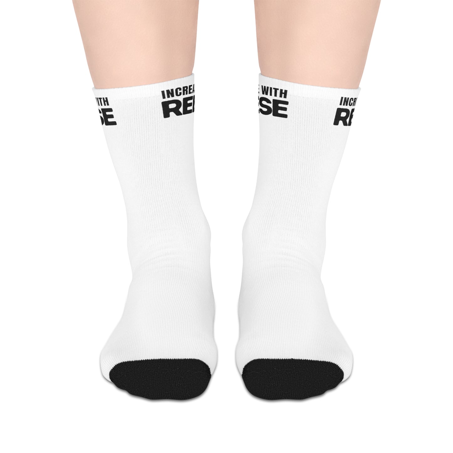"Increase with Reese" Mid-length Socks