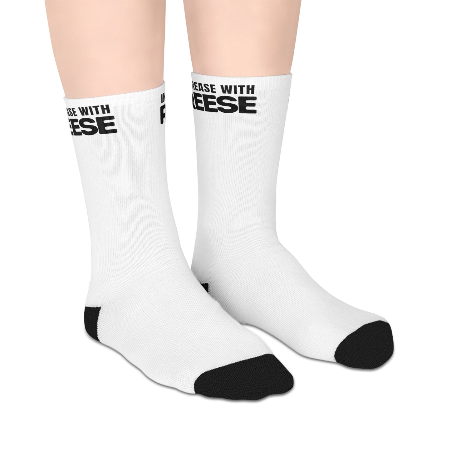 "Increase with Reese" Mid-length Socks