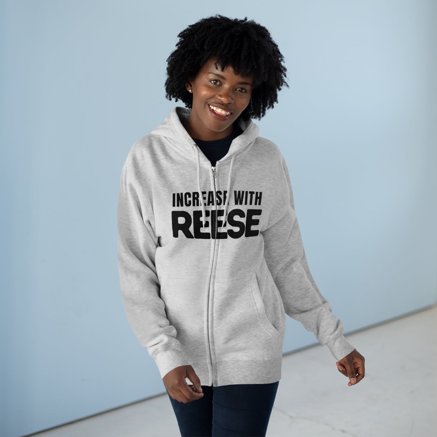 "Increase with Reese" Unisex Zip Hoodie