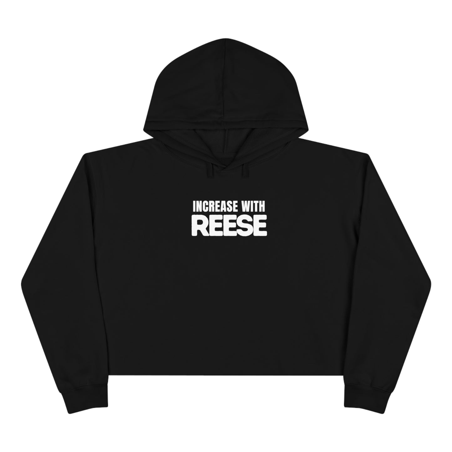 "Increase with Reese" Crop Hoodie