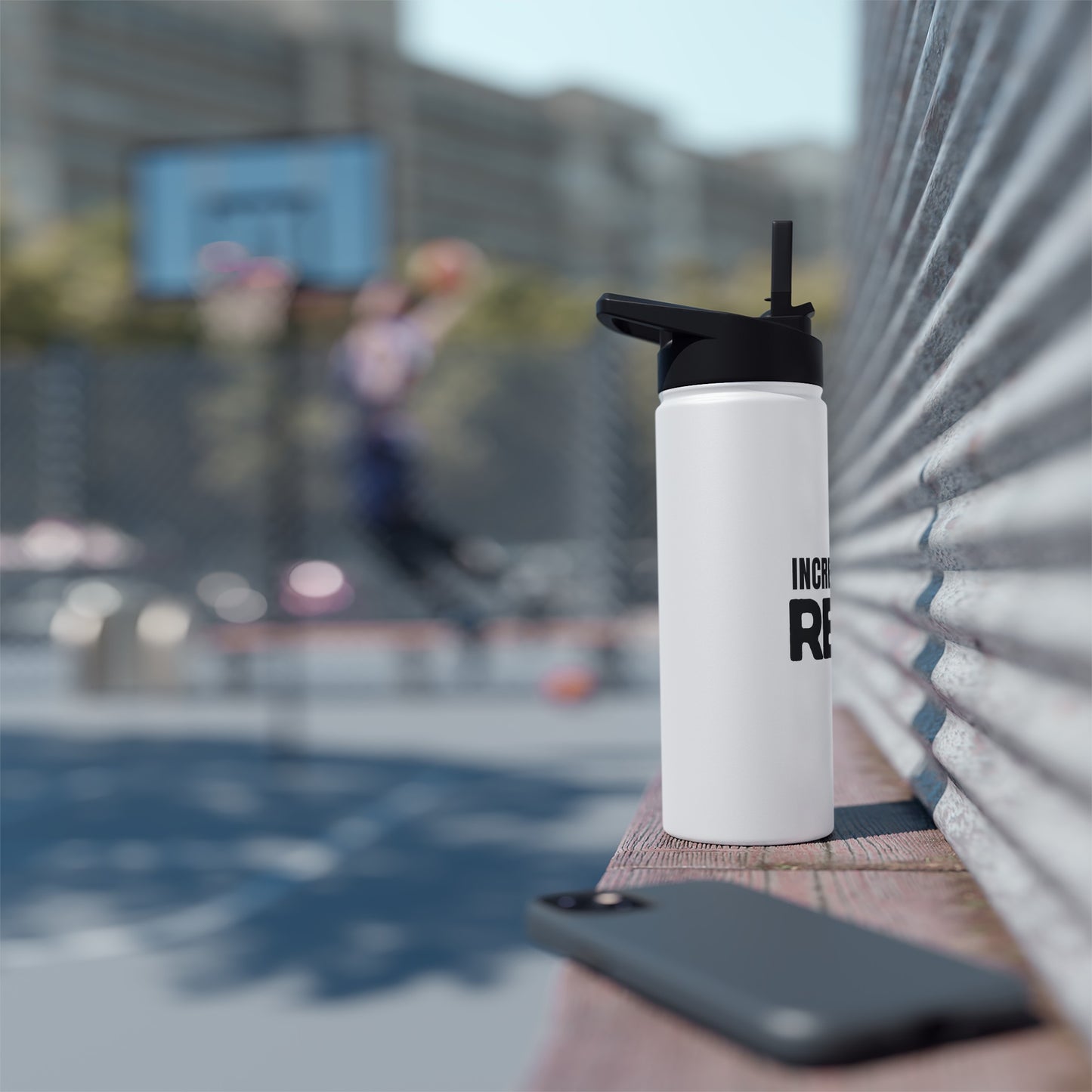 "Increase with Reese" Stainless Steel Water Bottle