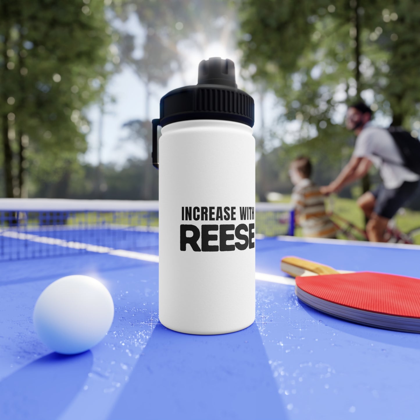 "Increase with Reese" Water Bottle, Sports Lid