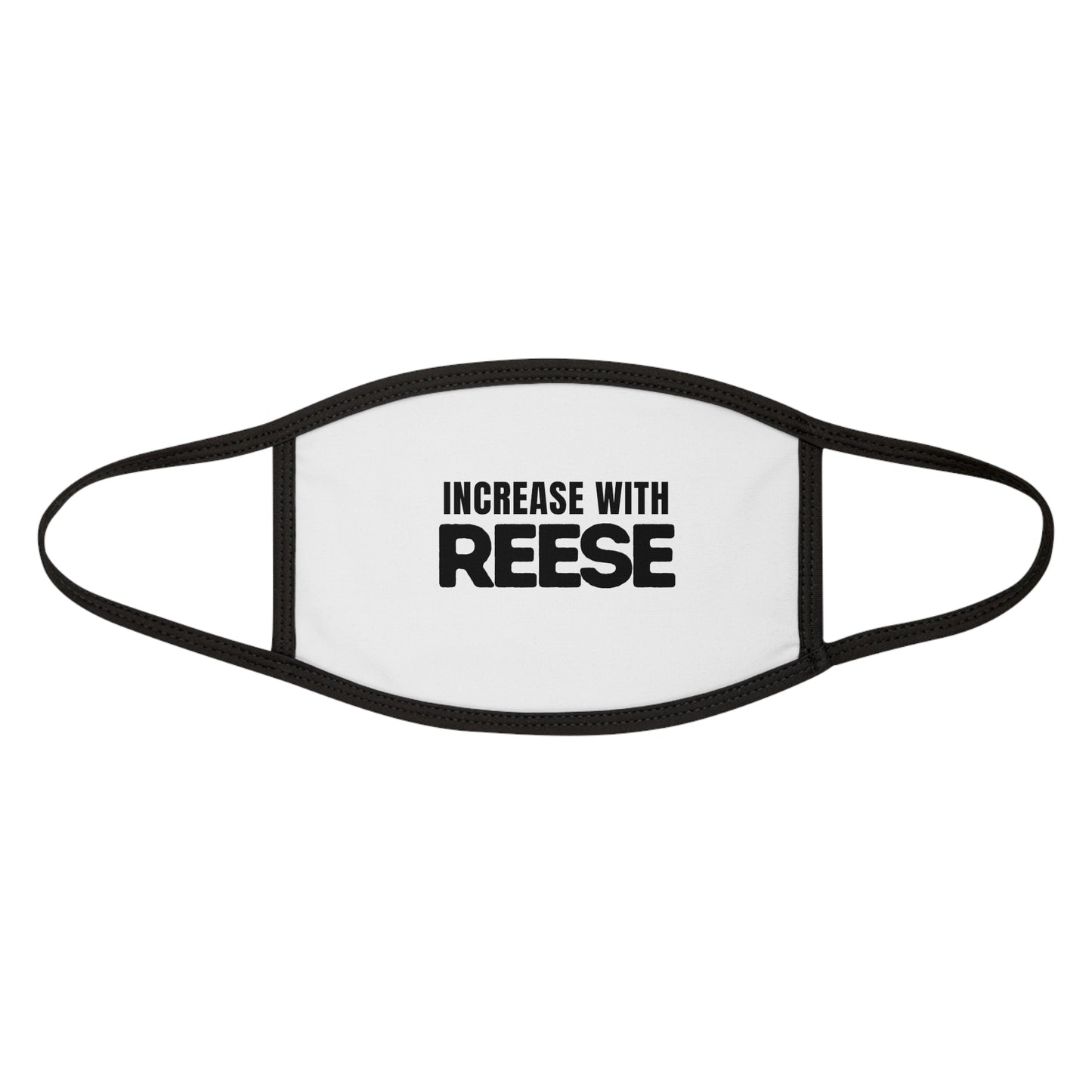 "Increase with Reese" Mixed-Fabric Face Mask