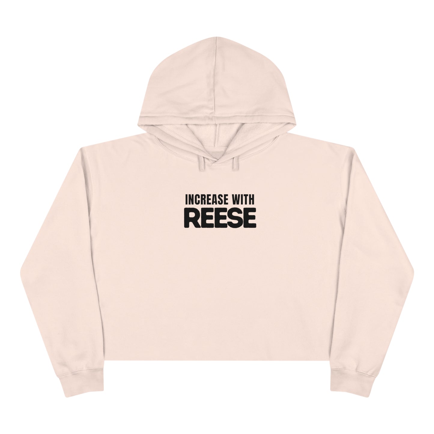 "Increase with Reese" Crop Hoodie