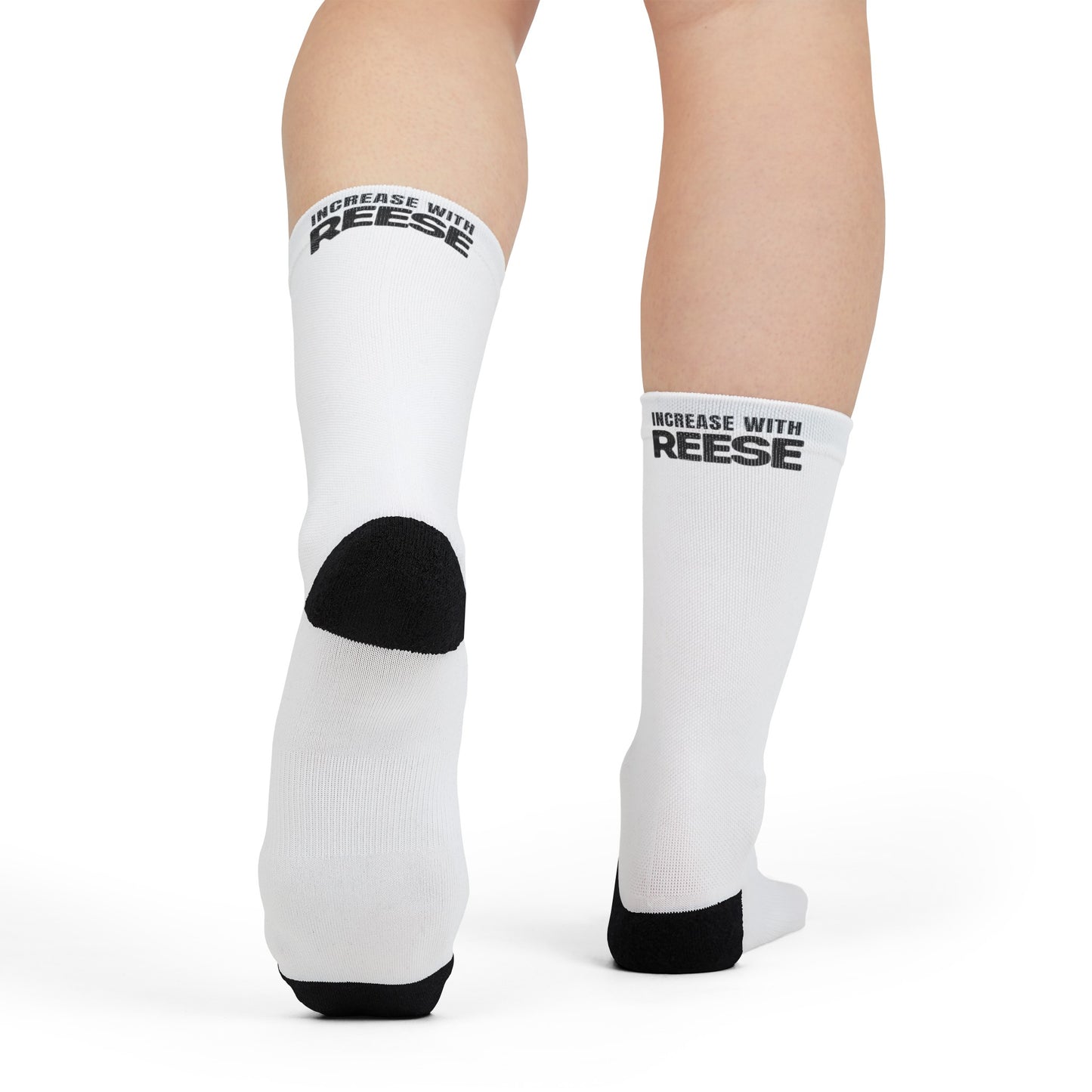 "Increase with Reese" Sublimation Crew Socks