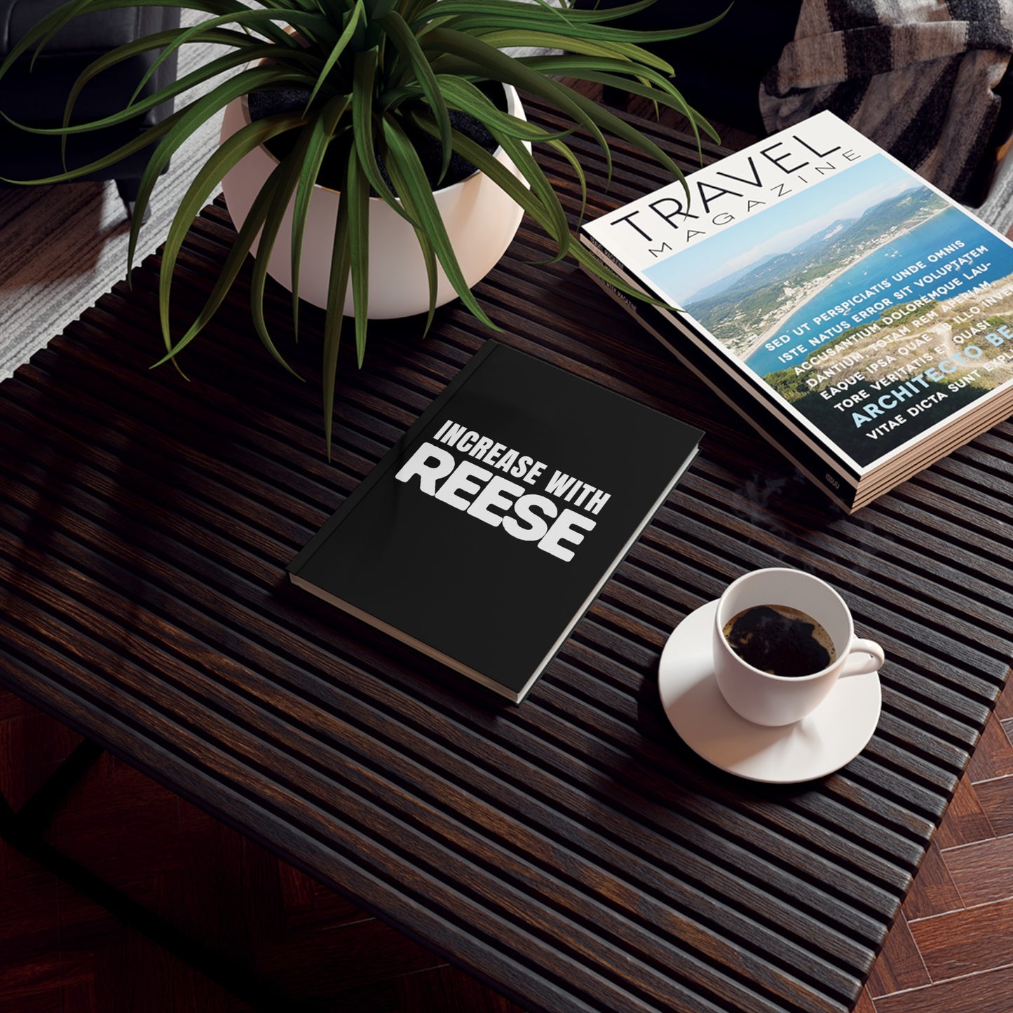 "Increase with Reese" Hard Backed Journal