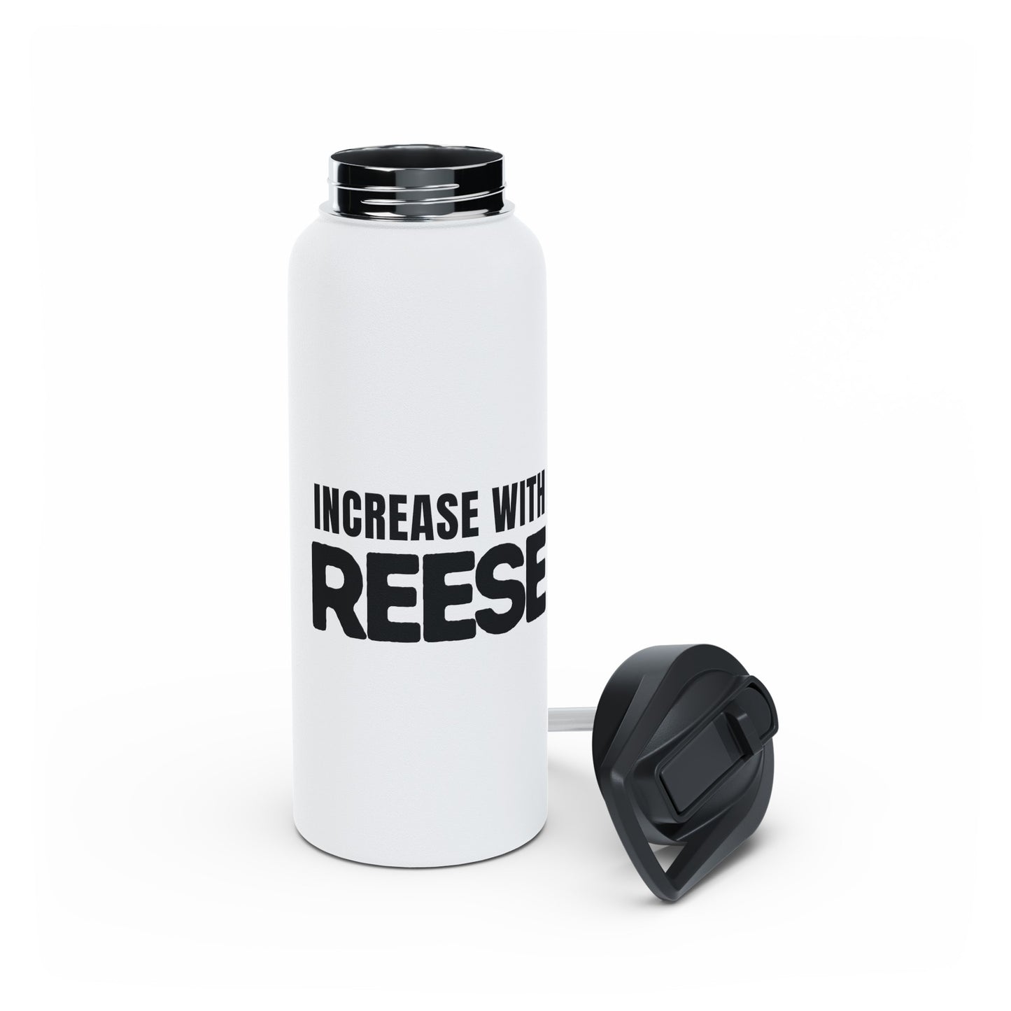 "Increase with Reese" Stainless Steel Water Bottle