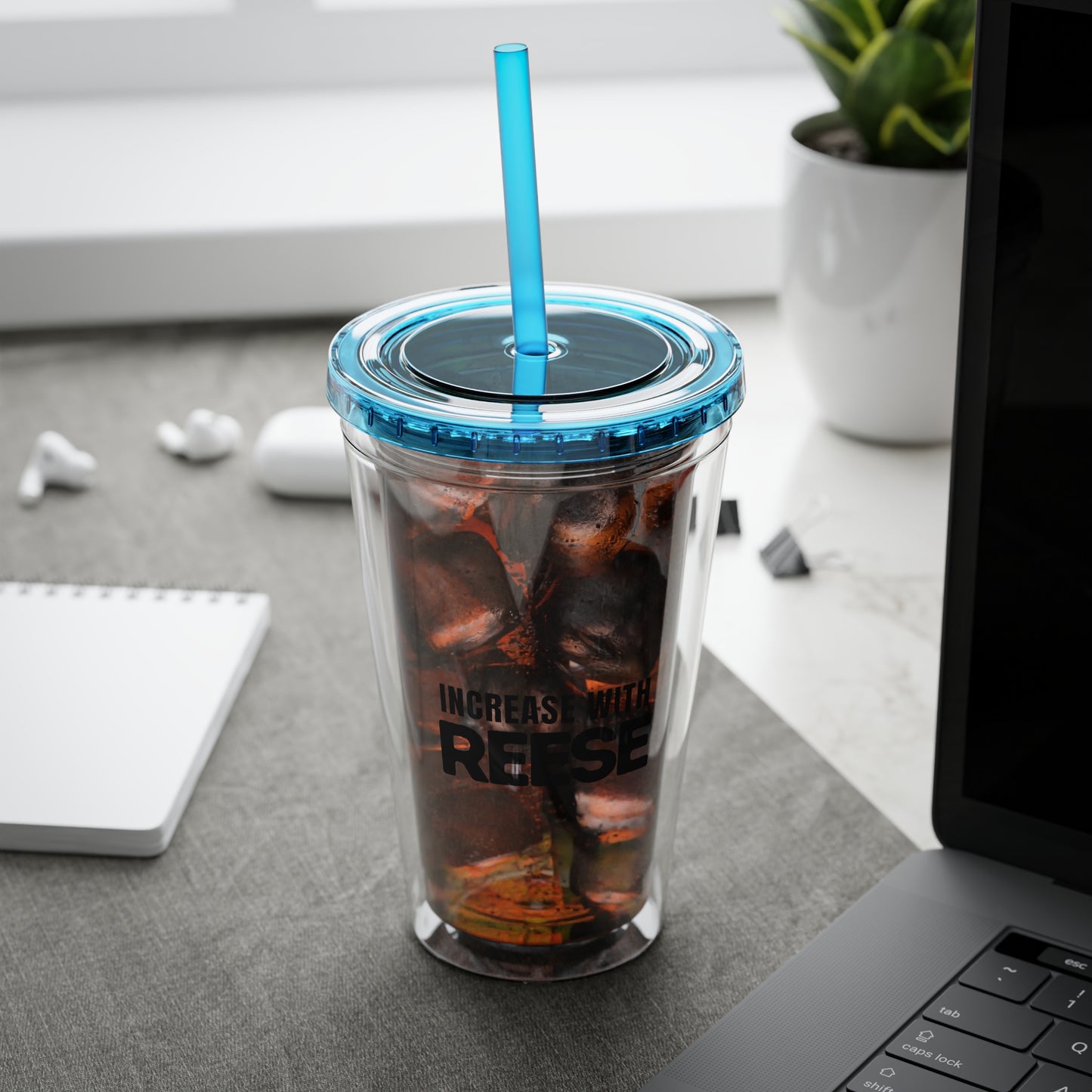 "Increase with Reese" Sunsplash Tumbler with Straw