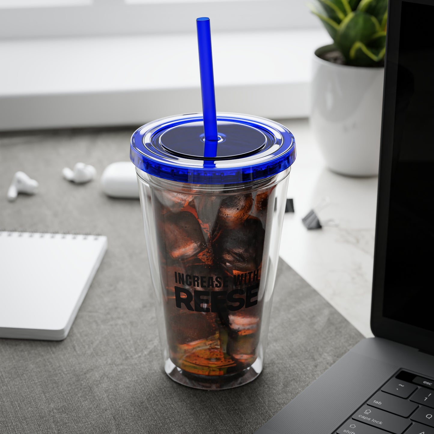 "Increase with Reese" Sunsplash Tumbler with Straw