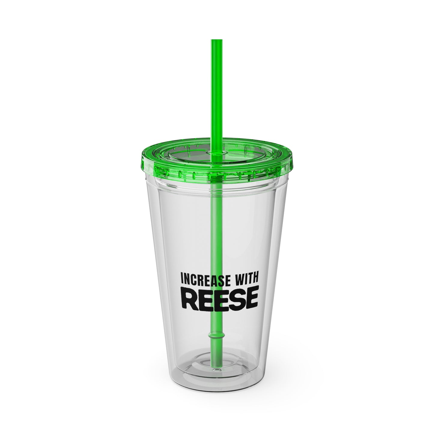 "Increase with Reese" Sunsplash Tumbler with Straw