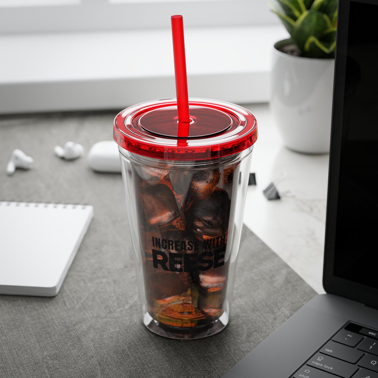 "Increase with Reese" Sunsplash Tumbler with Straw